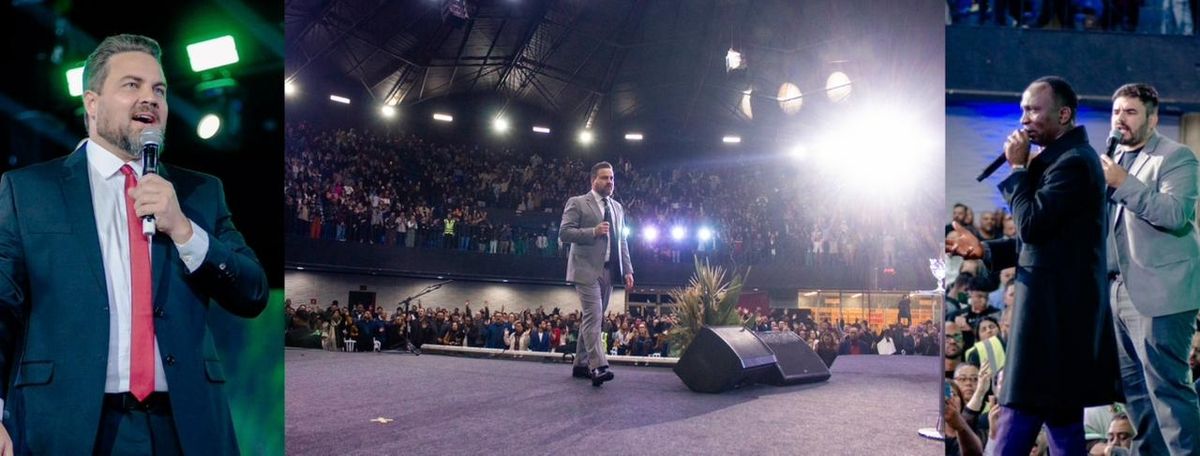 Pr. Pedro Medina reúne público com Pr. Paul Enenche em SP