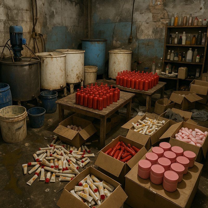 Cosméticos falsificados ameaçam a saúde capilar