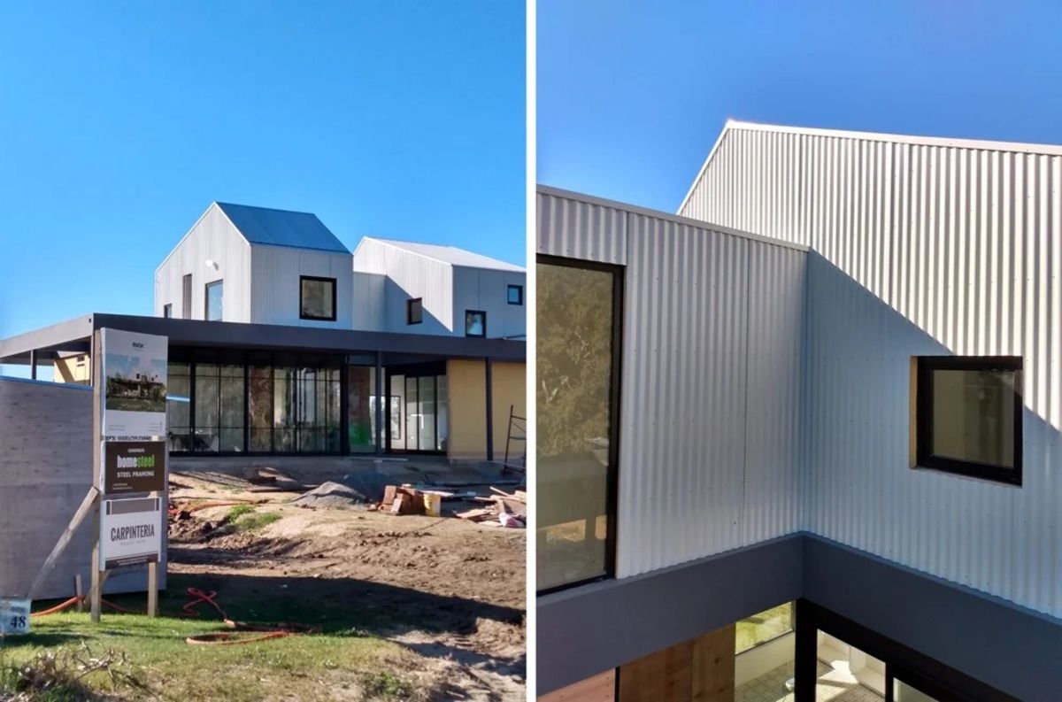 Casa de verão em steel frame