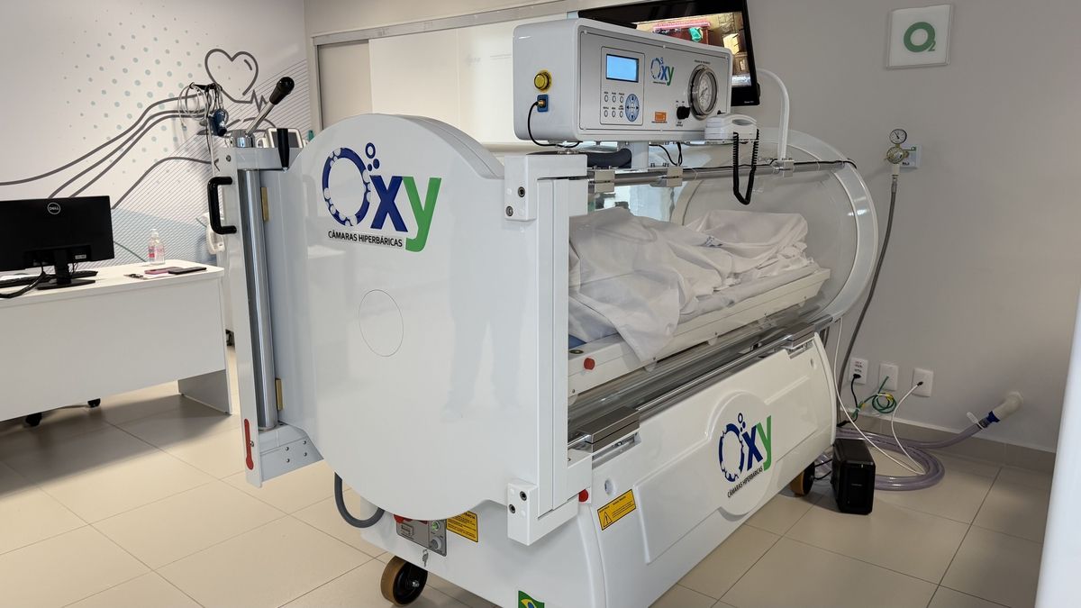 Câmara hiperbárica.