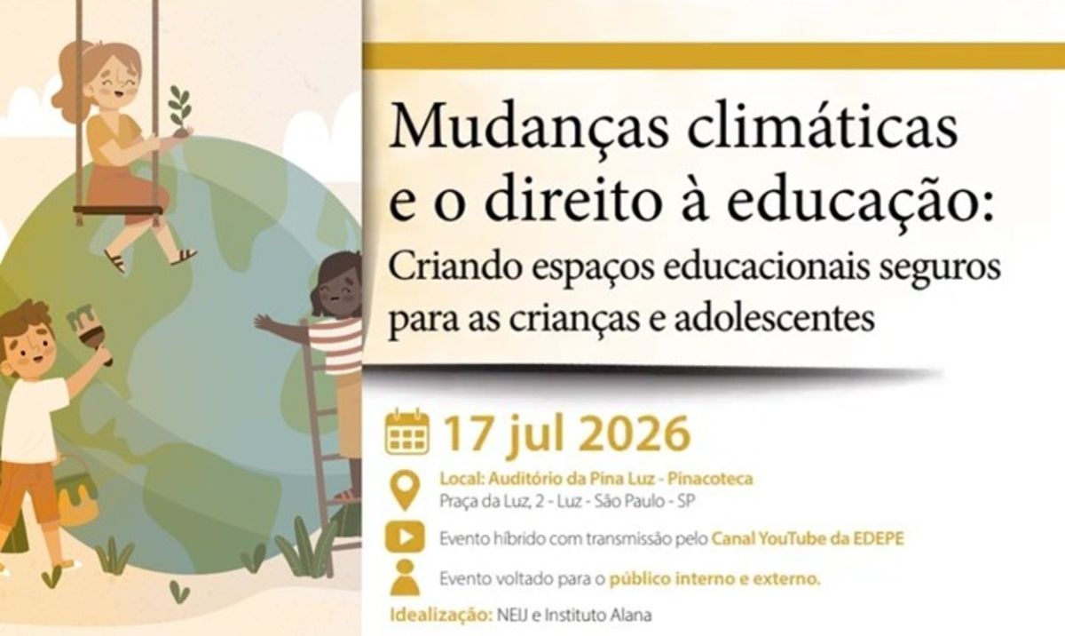 Evento discute escolas resilientes às mudanças climáticas
