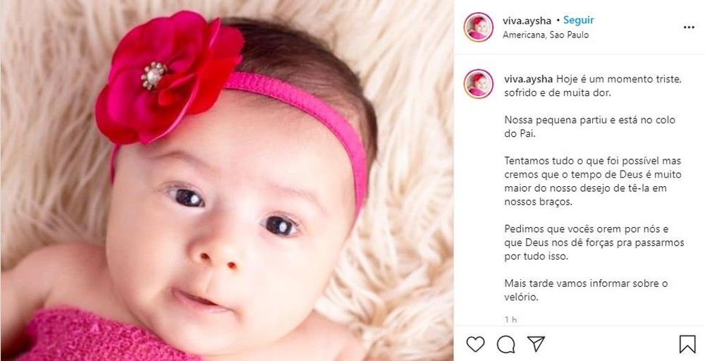 Morre bebê que mobilizou campanha para importar remédio de R$ 11 milhões