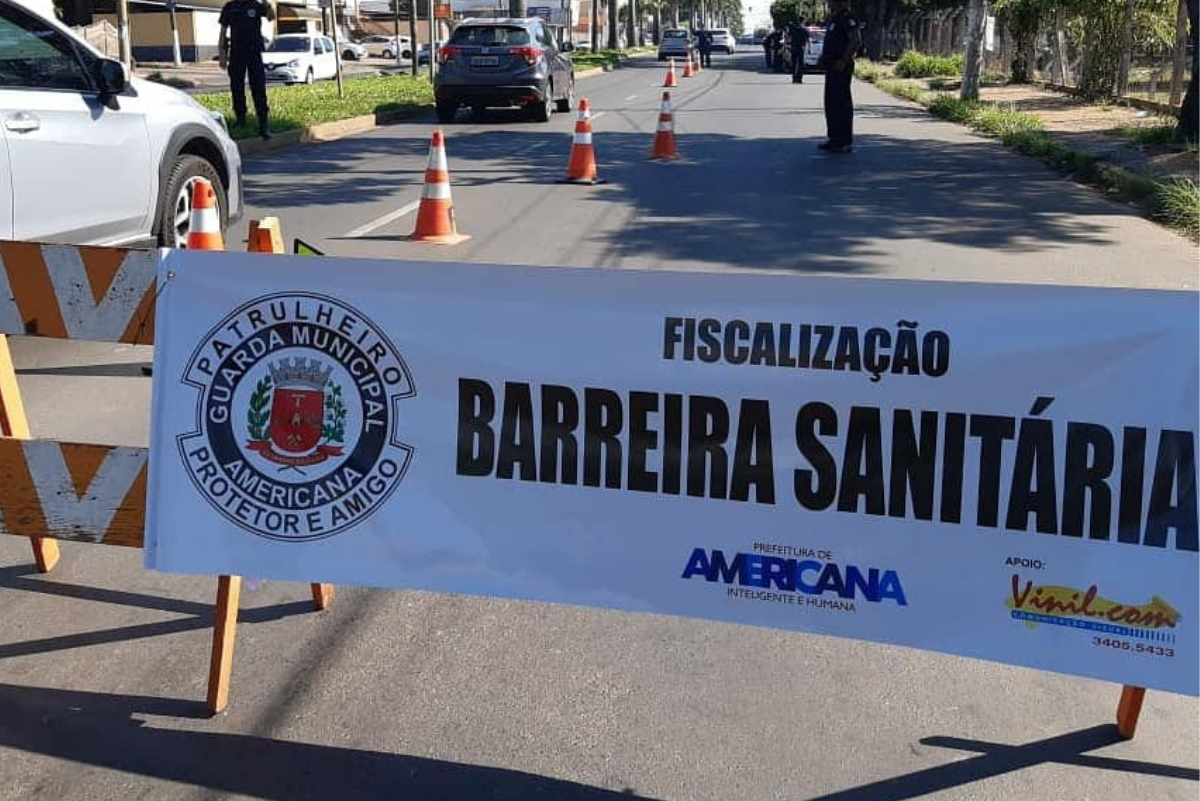 Gama, Polícia Militar e Vigilância Sanitária fazem barreiras em vias de entrada da cidade