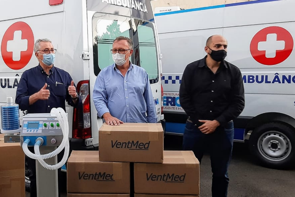 Hospital Municipal recebe mais sete respiradores para leitos de UTI-Covid