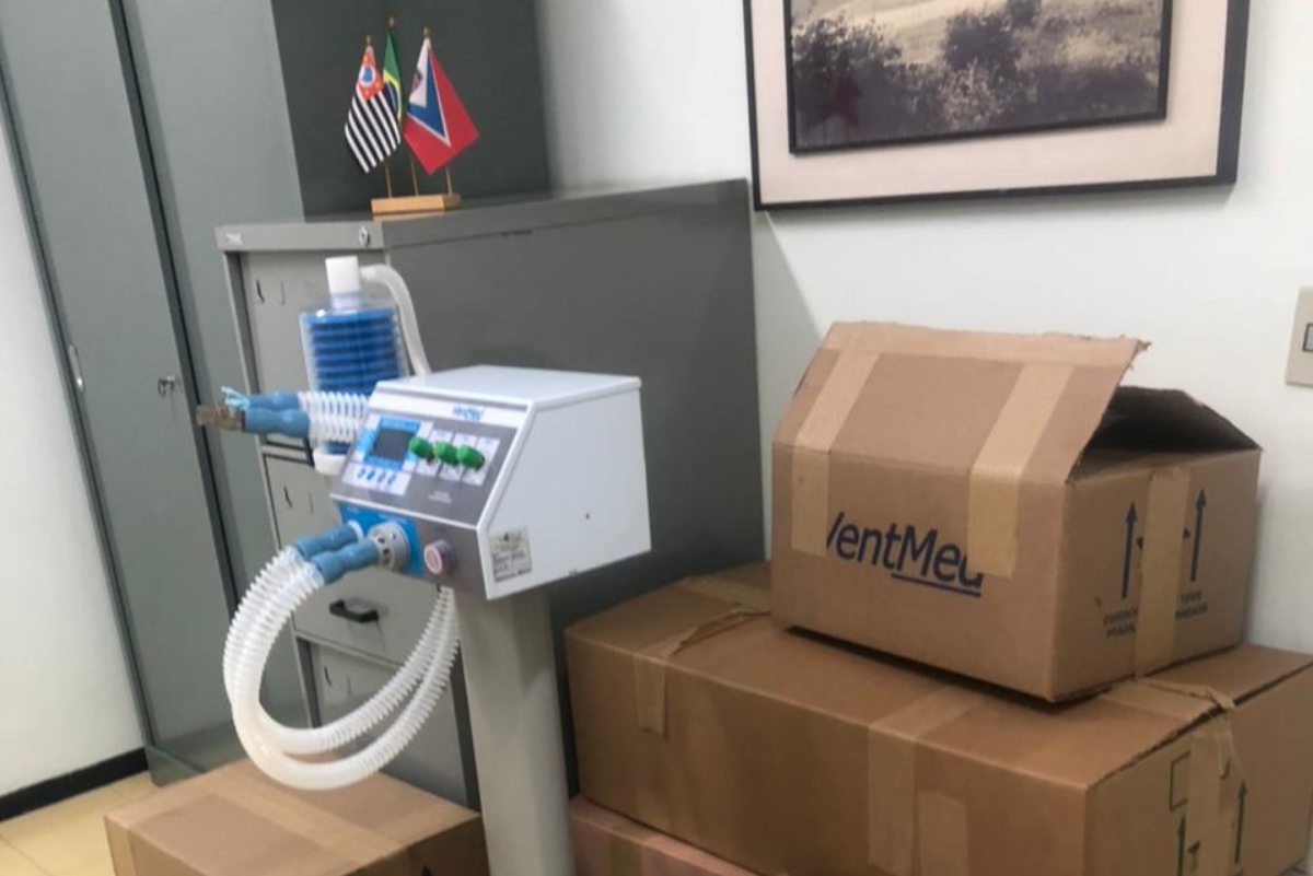 HM recebe cinco respiradores para leitos de UTI-Covid