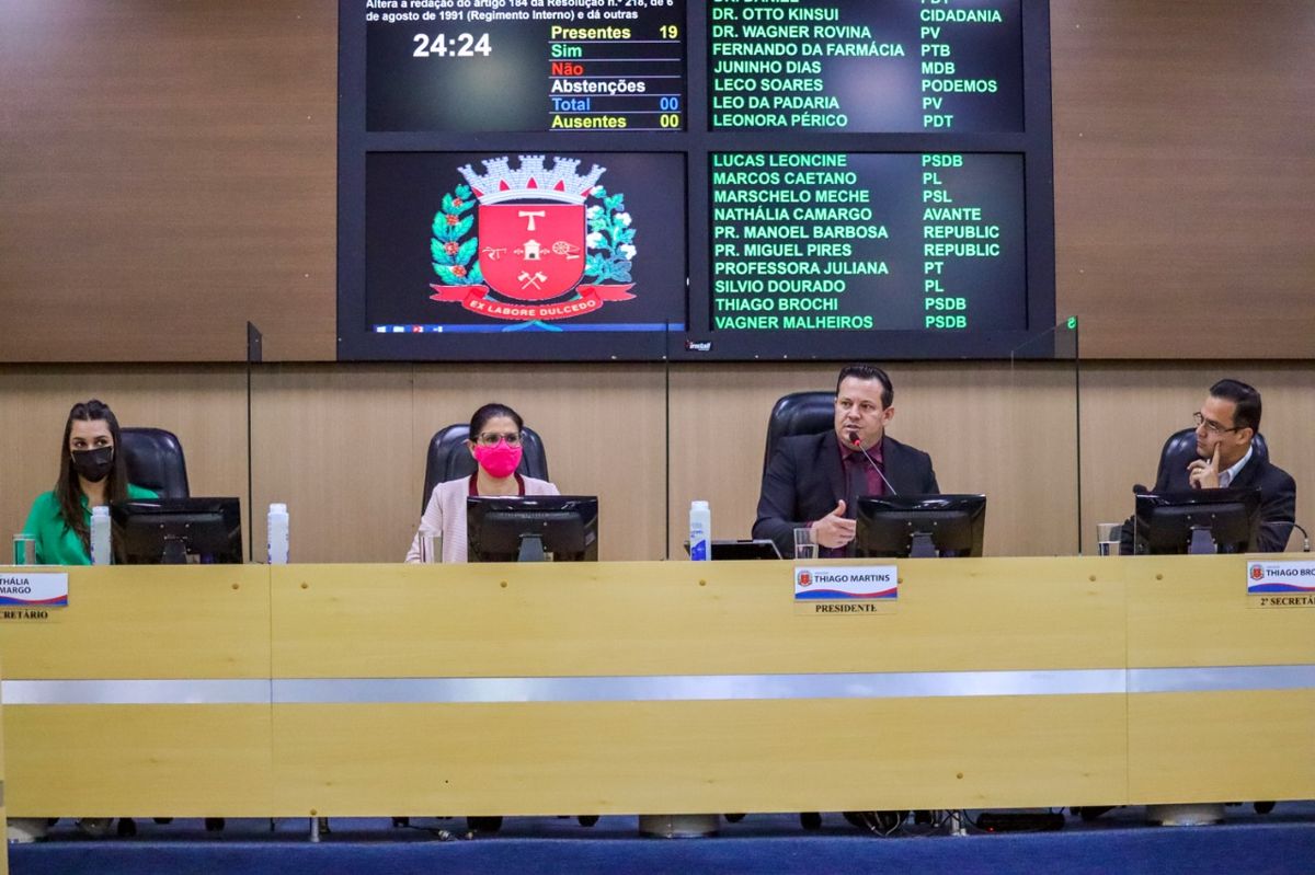 Dois projetos aprovados na sessão da Câmara de Americana