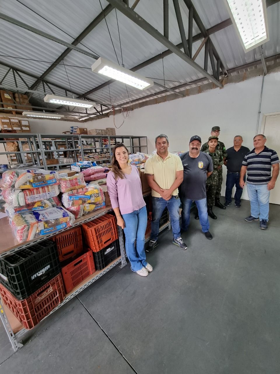 Campanha “Braço Forte, Mão Amiga” arrecada 3.200 quilos de alimentos