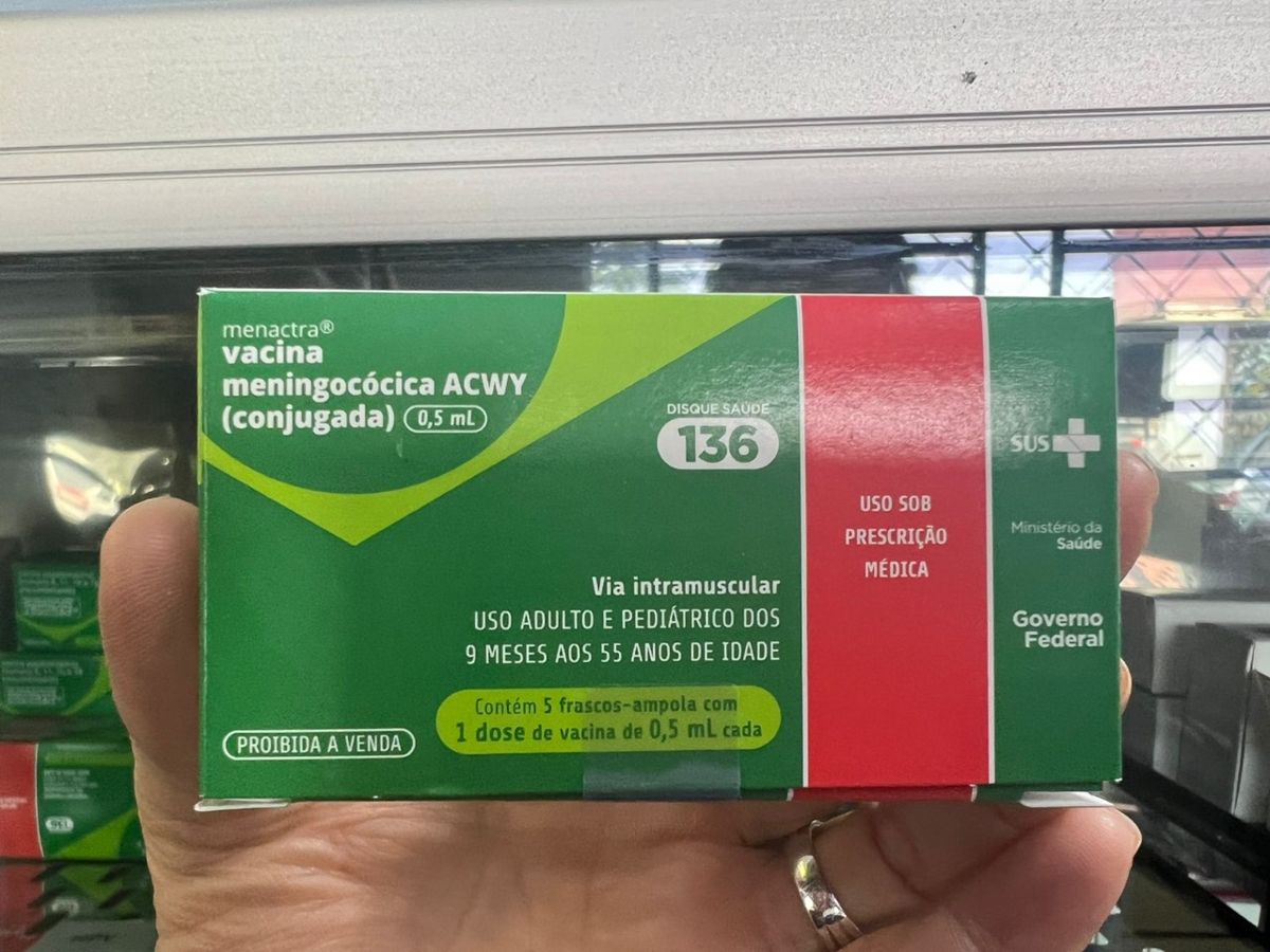 Adolescentes de 13 e 14 anos podem receber vacina contra a Meningite ACWY