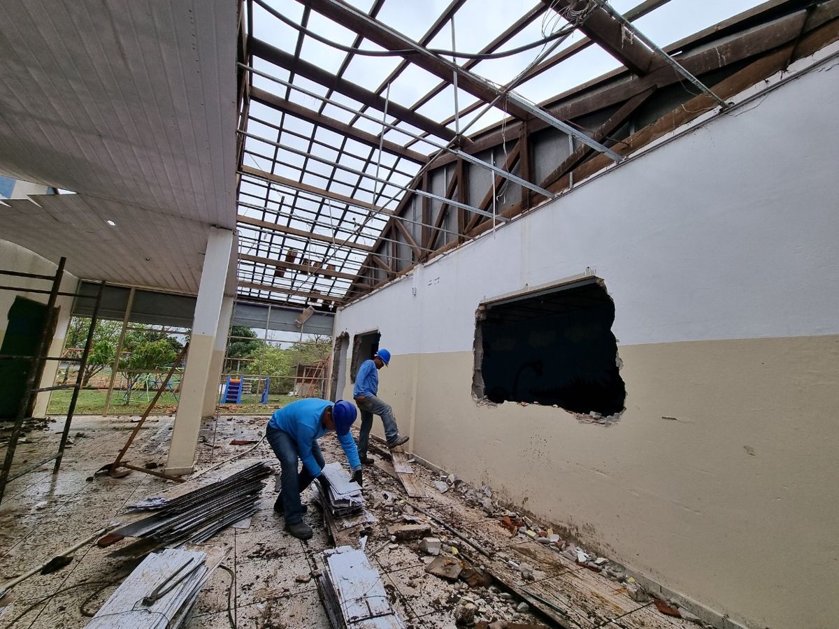 Começam as obras de ampliação e reforma da creche Wanda Polo Muller
