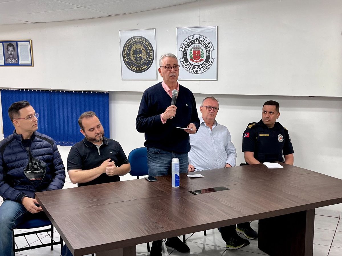 Prefeito Chico Sardelli anuncia concurso para a Guarda Municipal de Americana
