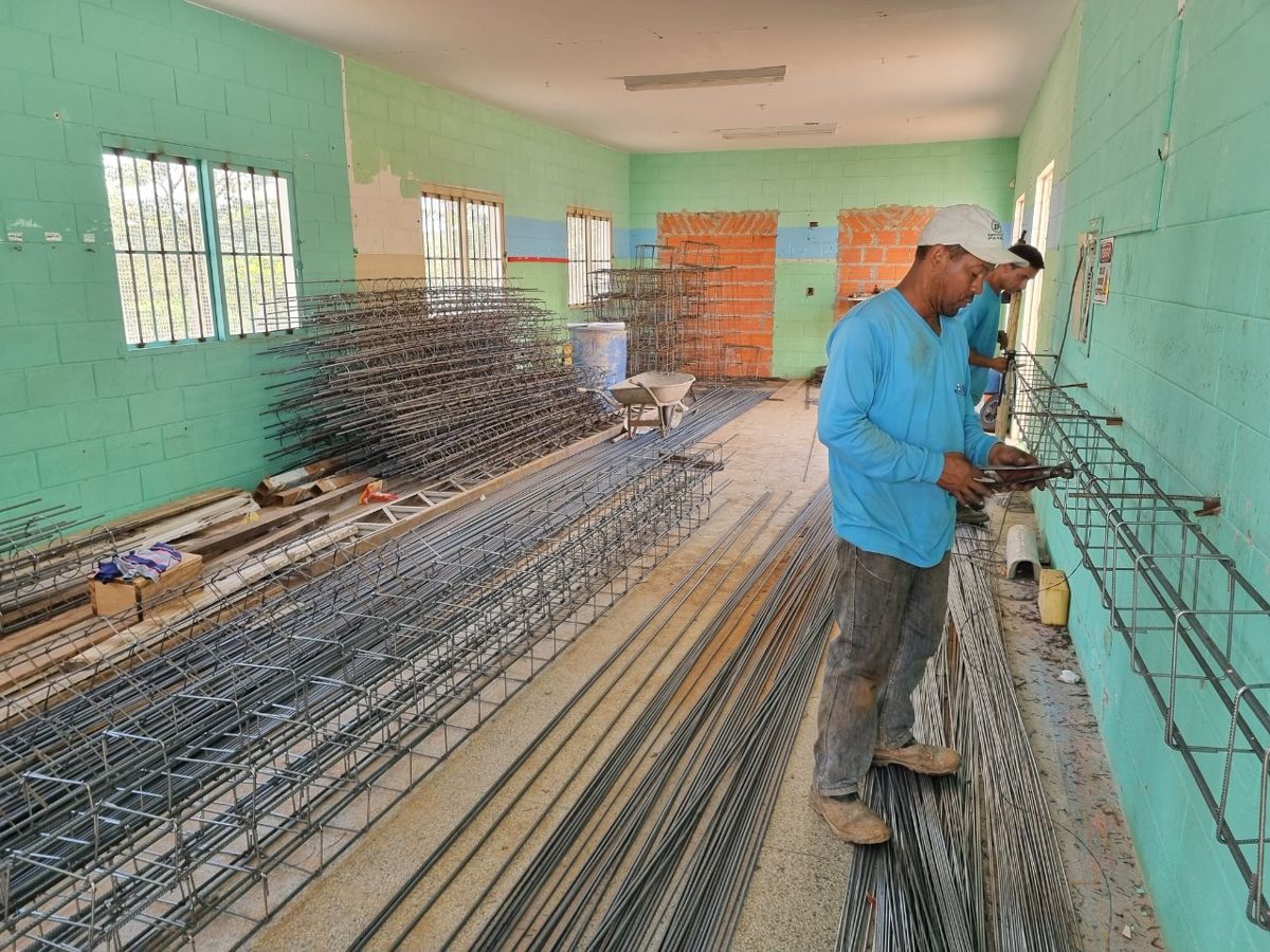 Obras na Creche Wanda entram na fase de estaqueamento