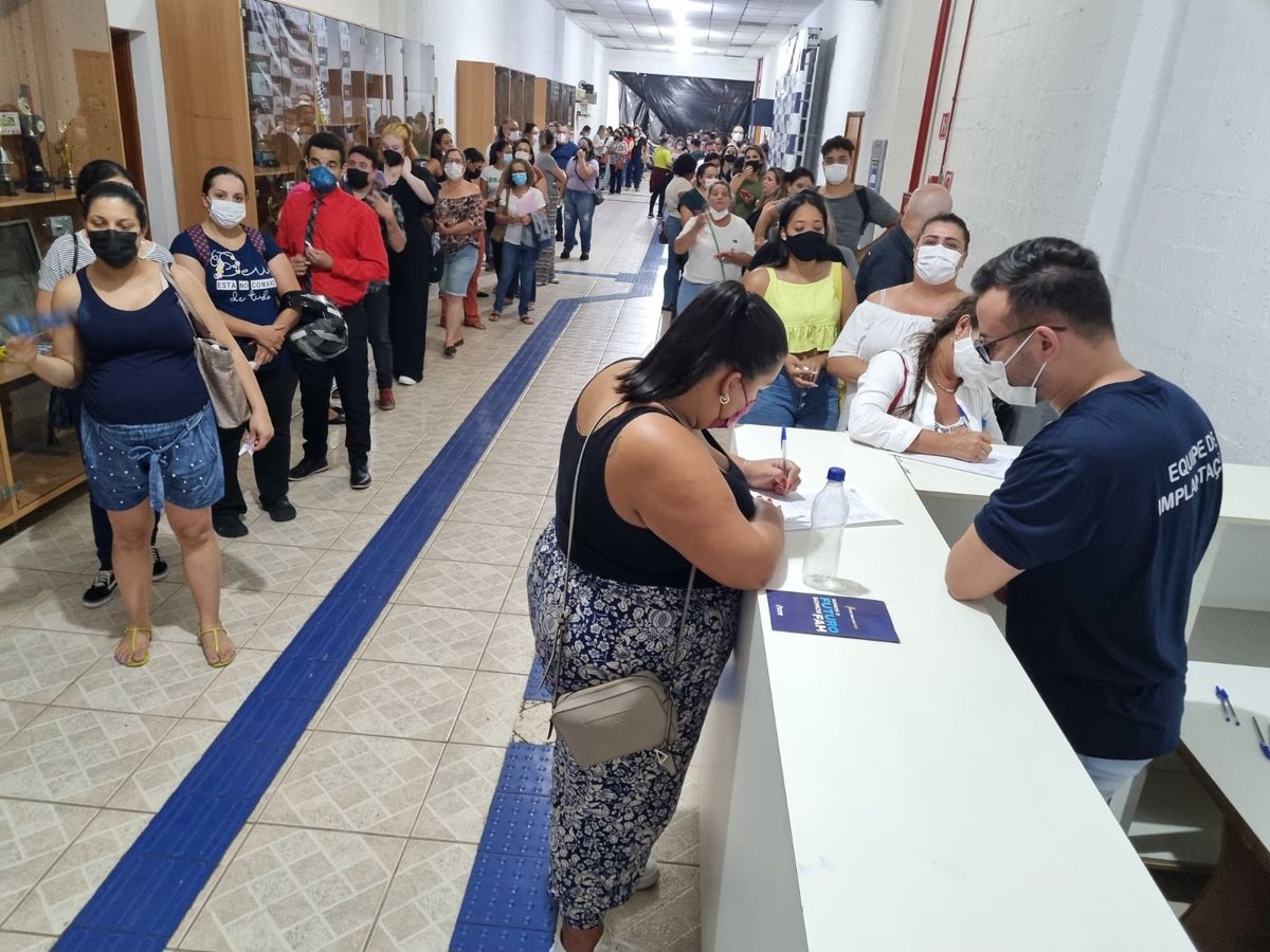 Primeiro dia de provas do processo seletivo da Saúde arrecada mais de meia tonelada de alimentos para o Fundo Social