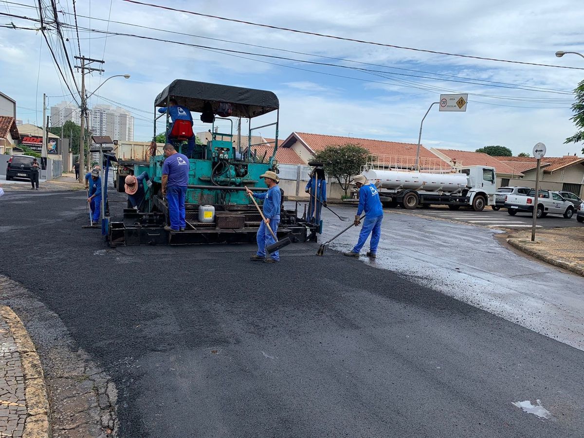 Prefeitura inicia recapeamento asfáltico no Jardim São Paulo