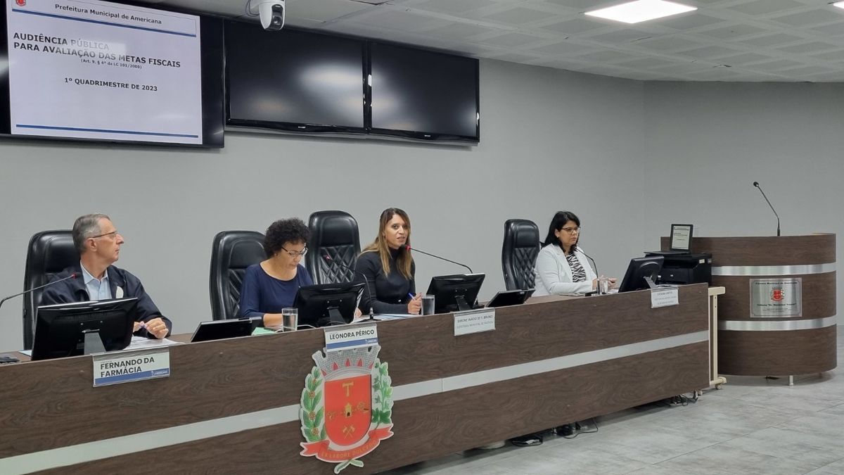 Prefeitura de Americana atesta saúde financeira em audiência pública