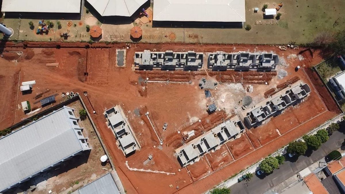 Construção do Condomínio Vida Longa avança em Americana