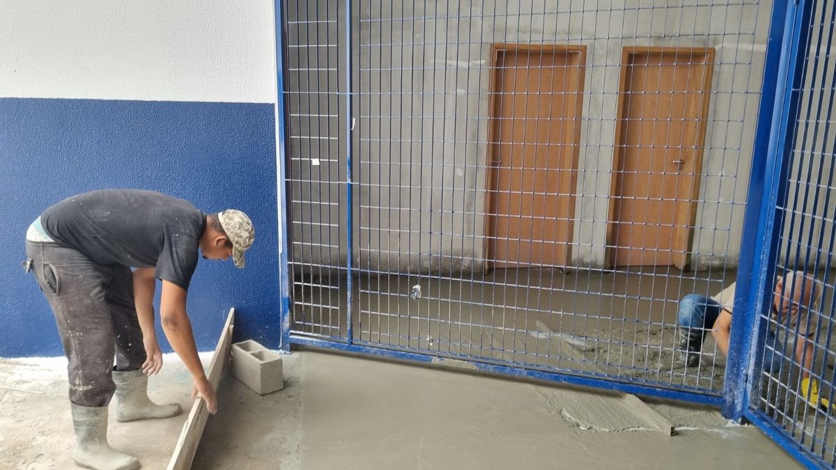Obras na Creche Wanda Polo Müller entram na fase de acabamento