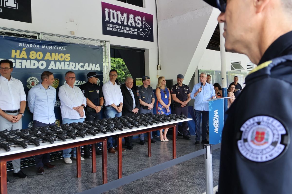 GAMA recebe 95 pistolas da Secretaria de Segurança Pública