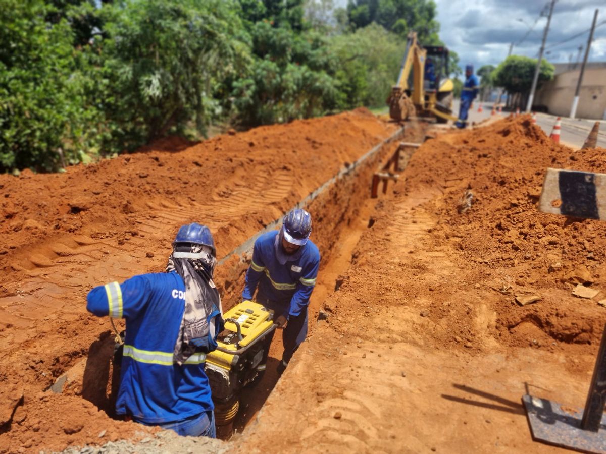 Obras de saneamento da Gruta Dainese atingem 40% de execução da 1ª fase