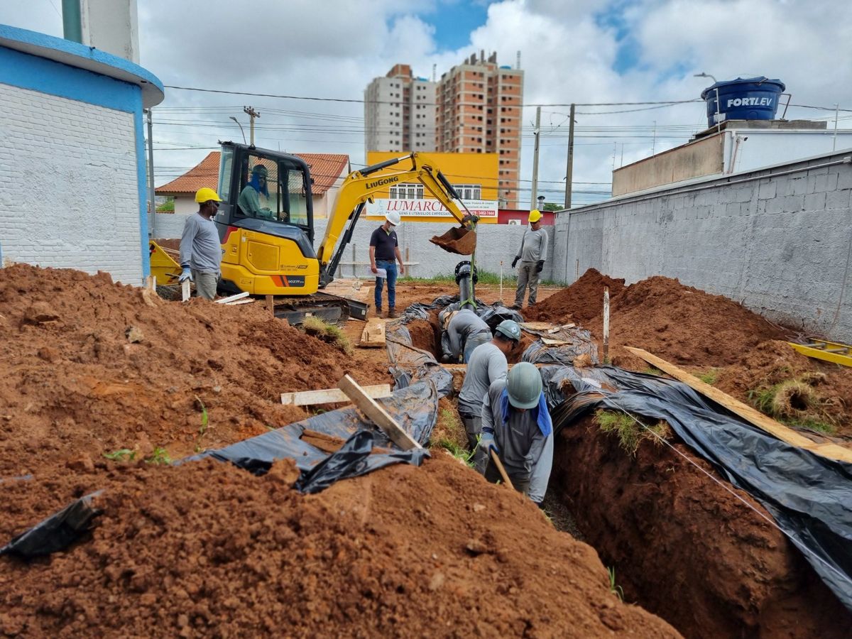 DAE inicia obras de estação elevatória no reservatório da Cidade Jardim
