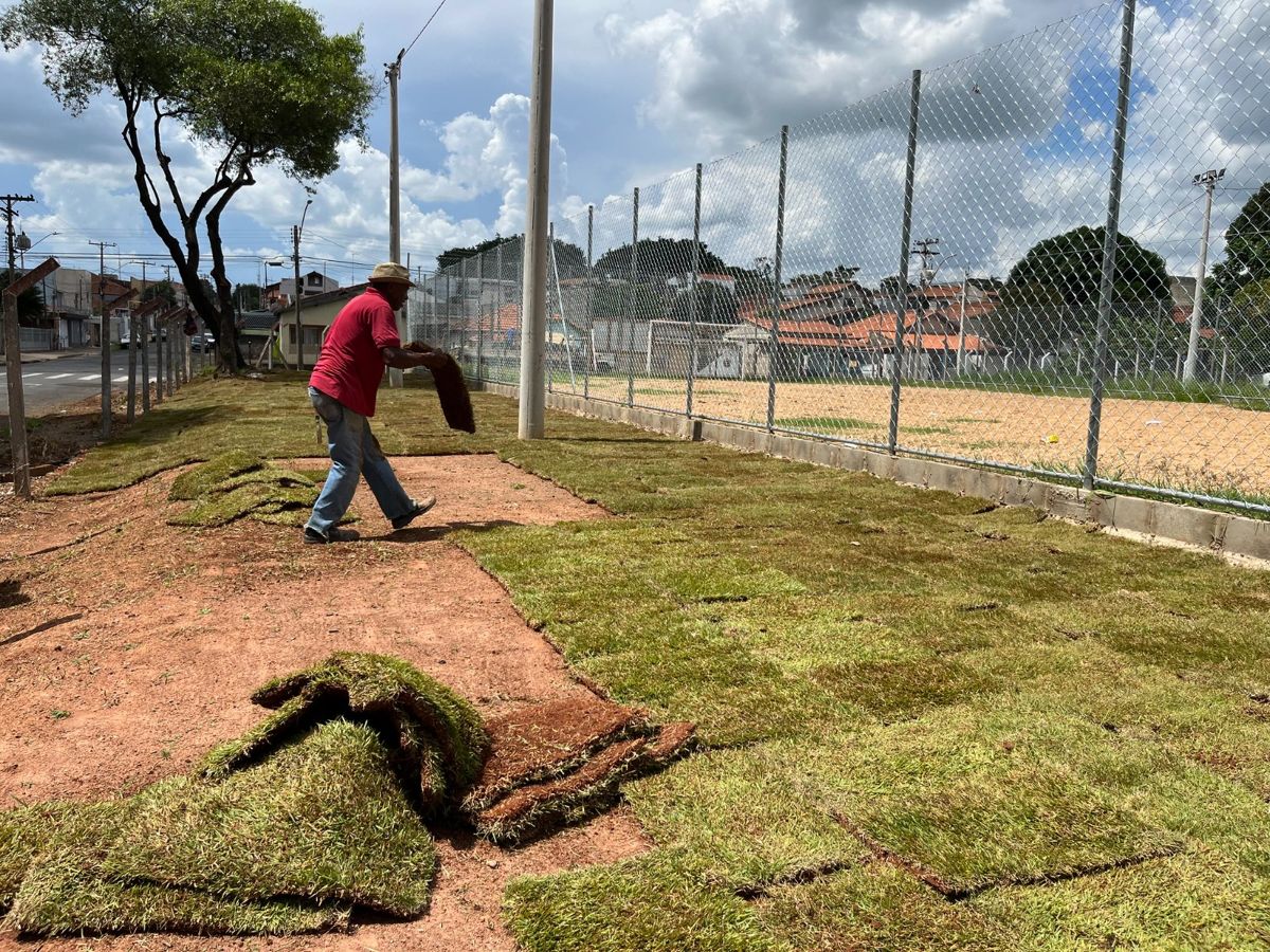 Revitalização da Praça de Esportes do São Manoel entra na reta final