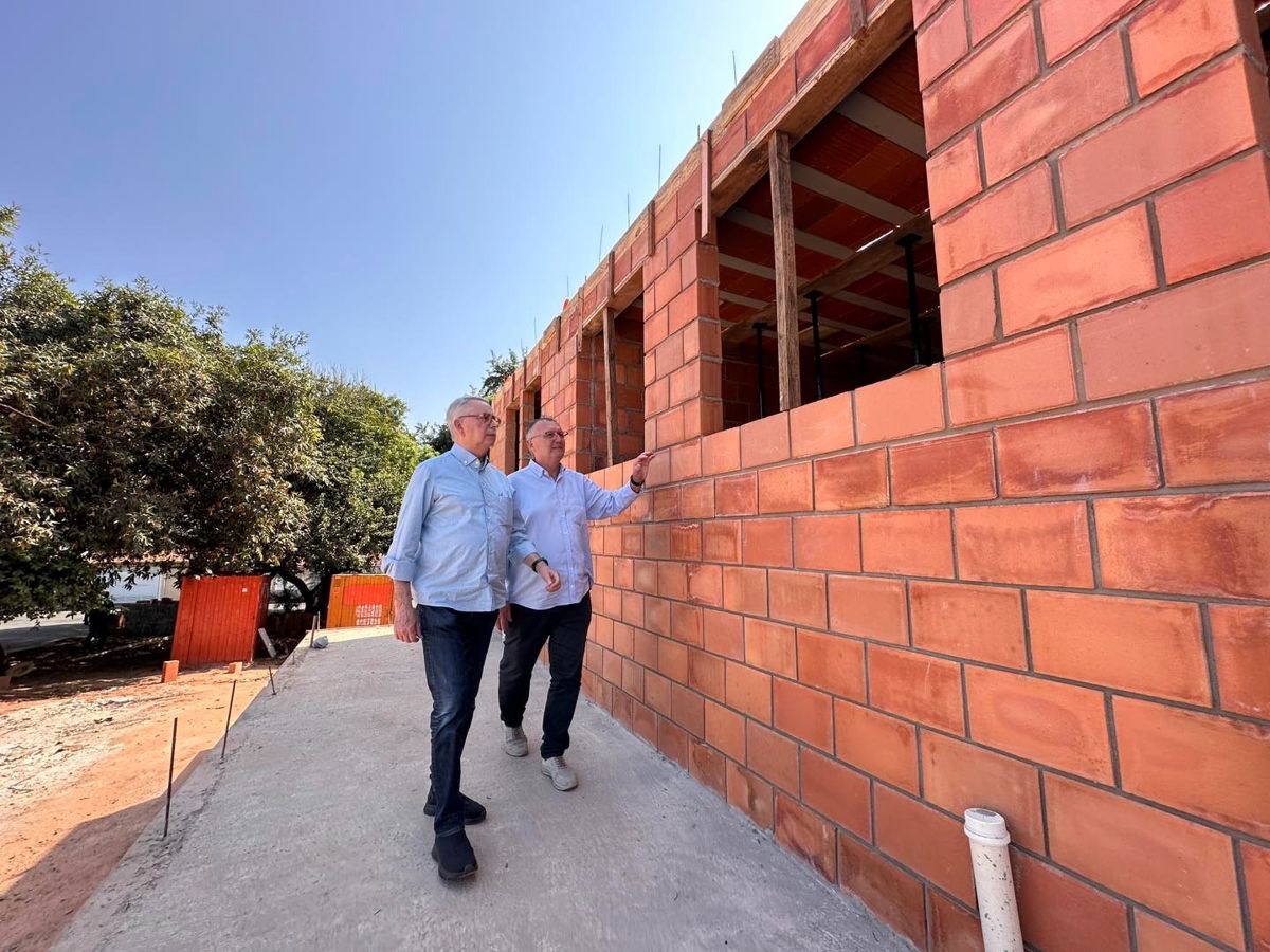 Construção da nova UBS do Zanaga avança com a concretagem da laje