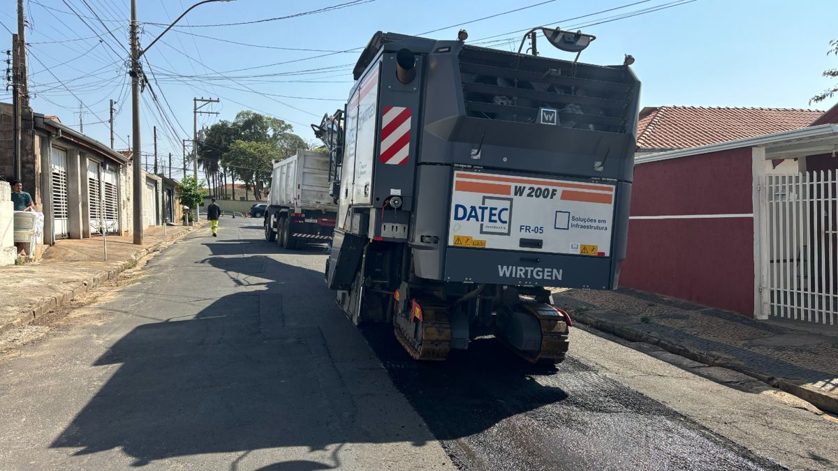 Recapeamento avança em Americana e chega à região do Conserva