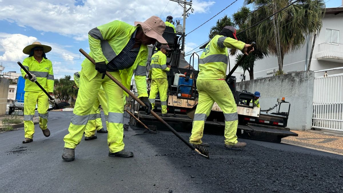 Número de vias recapeadas e pavimentadas neste ano em Americana supera 2023