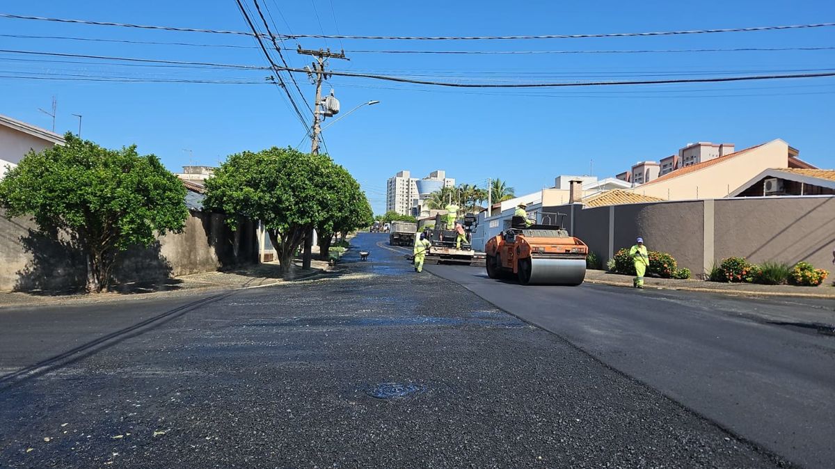 Prefeitura finaliza recape da Rua Catanduva, no Parque Novo Mundo