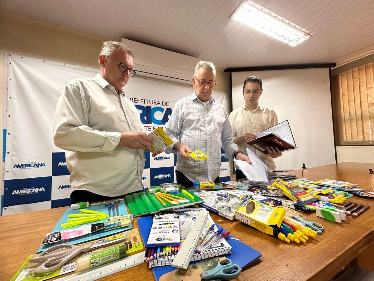 Prefeitura de Americana abre licitação para compra de 13,1 mil kits de material escolar