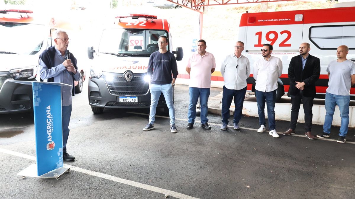 Prefeito Chico renova frota de ambulâncias do Serviço 192 de Americana