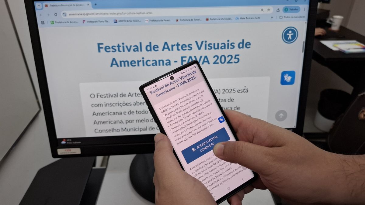 Festival de Artes Visuais de Americana (FAVA) 2025 prorroga inscrições e amplia participação
