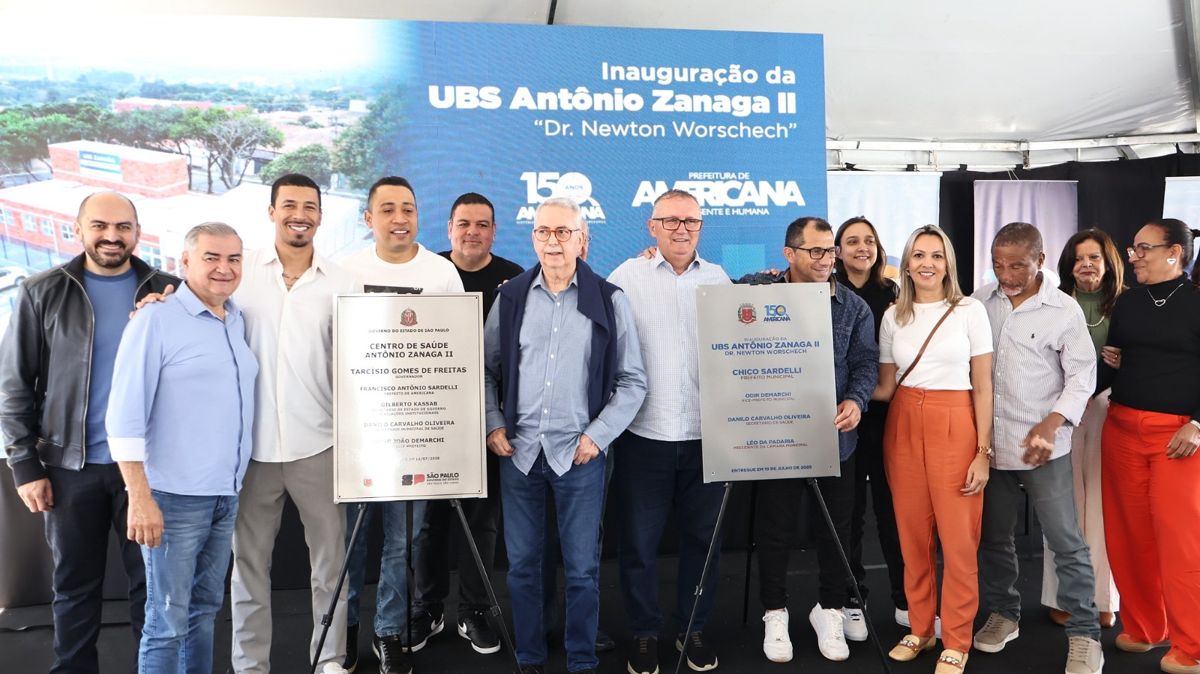 Prefeito Chico inaugura nova UBS no Zanaga