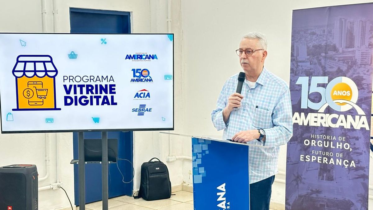 Prefeito Chico lança programa Vitrine Digital para comerciantes de Americana com inscrições até dia 29