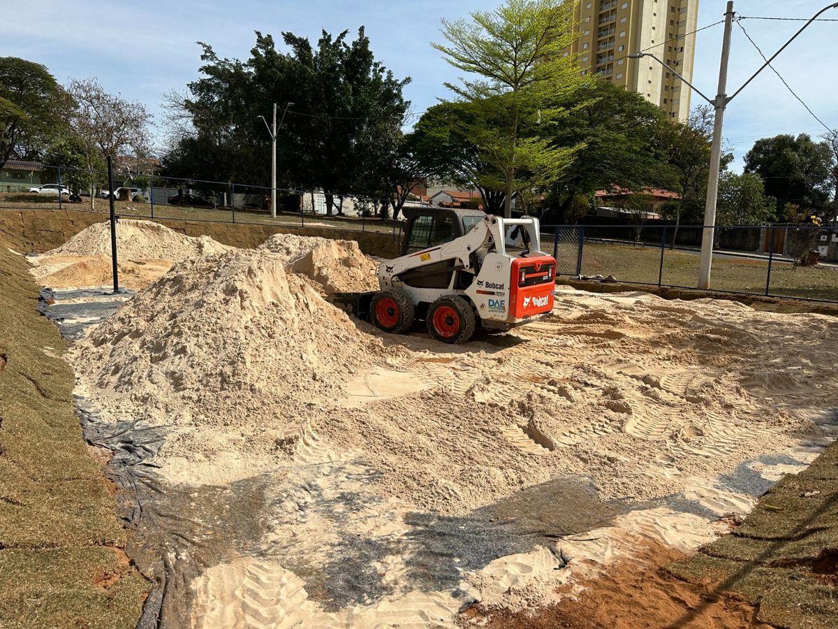 Praça Allan Kardec, no Jardim Brasil, ganhará nova quadra de areia