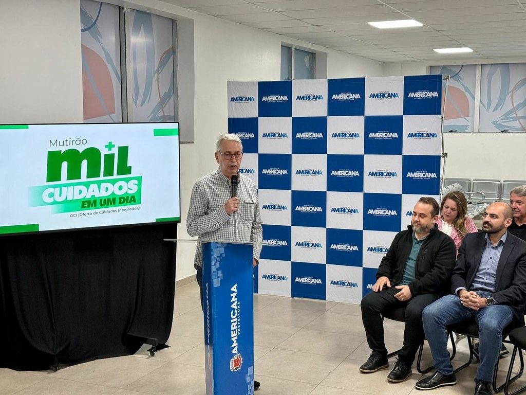 Prefeitura de Americana lança mutirão “Mil Cuidados Em Um Dia”; primeira edição será neste sábado