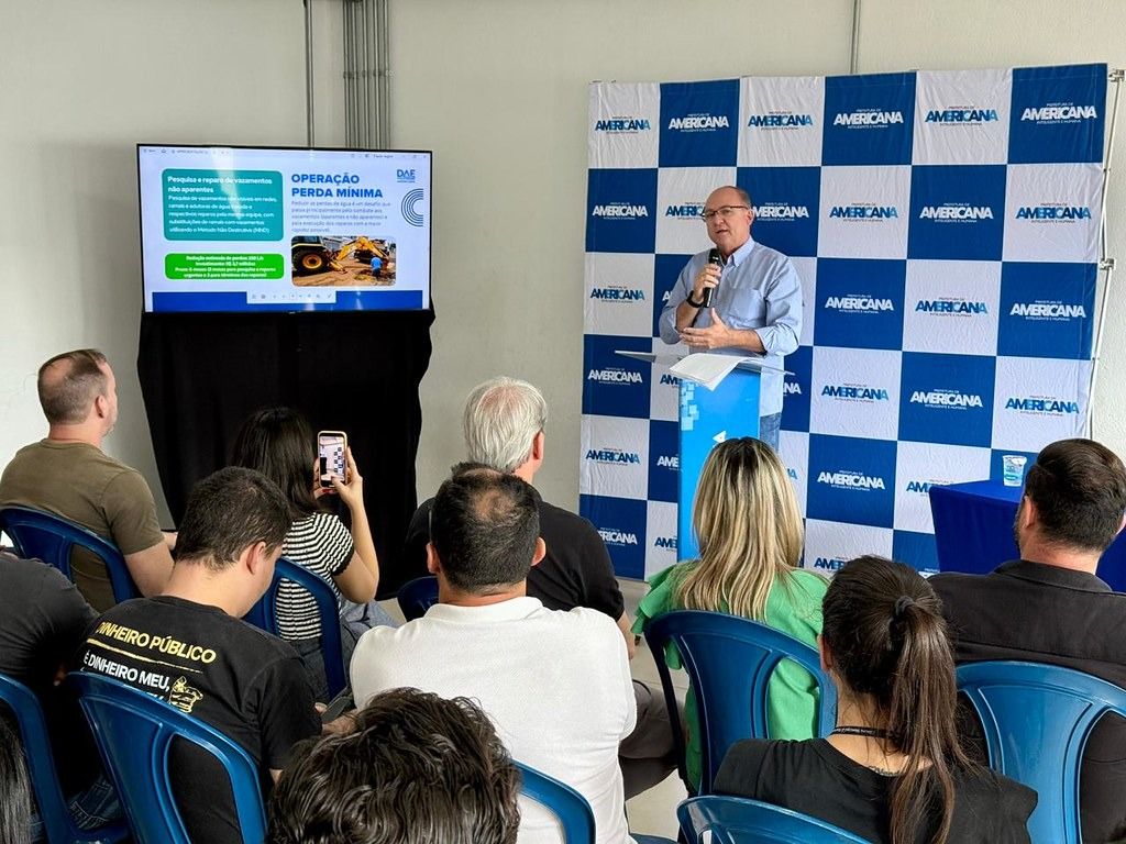 “DAE em Ação pela Água” é lançado com foco em tecnologia e eficiência para o saneamento de Americana