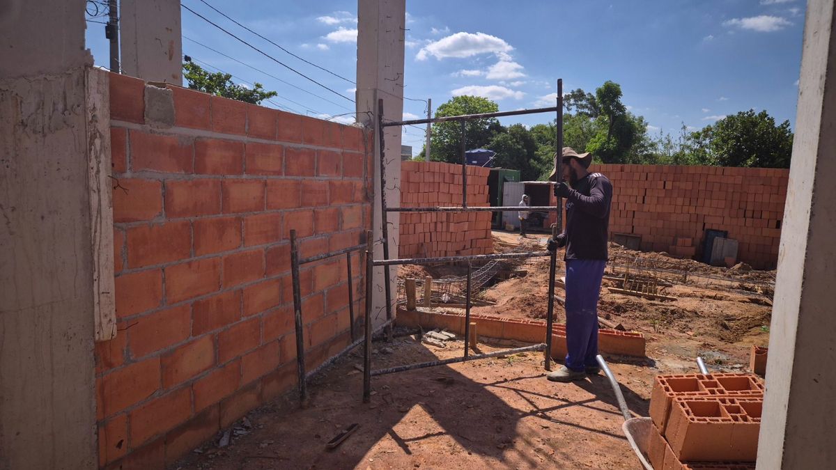 Obras da UBS do Jardim da Balsa 2 avançam com a estruturação das paredes