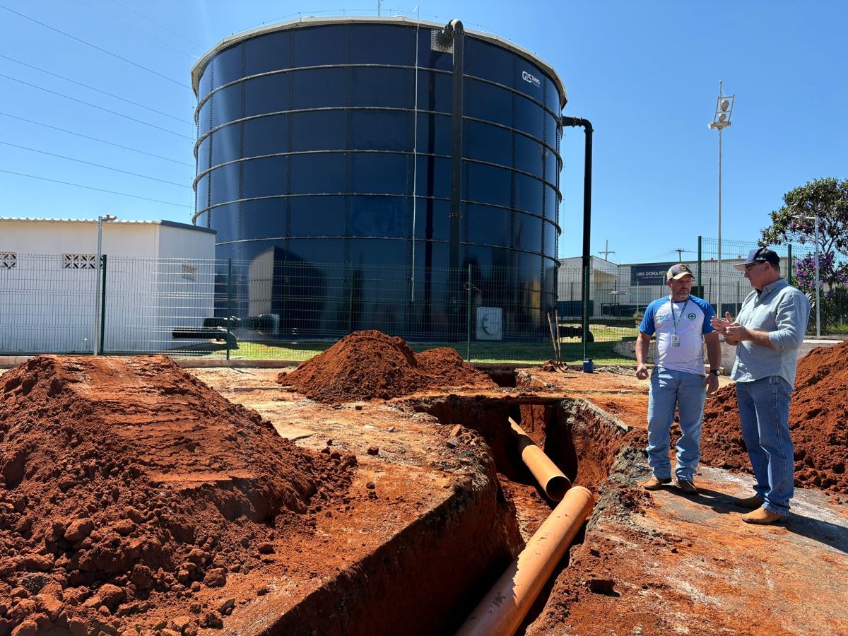 DAE avança em nova etapa das obras do reservatório do Parque Gramado