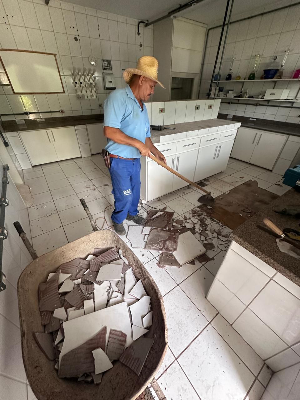 DAE inicia reforma e ampliação do laboratório central das ETEs