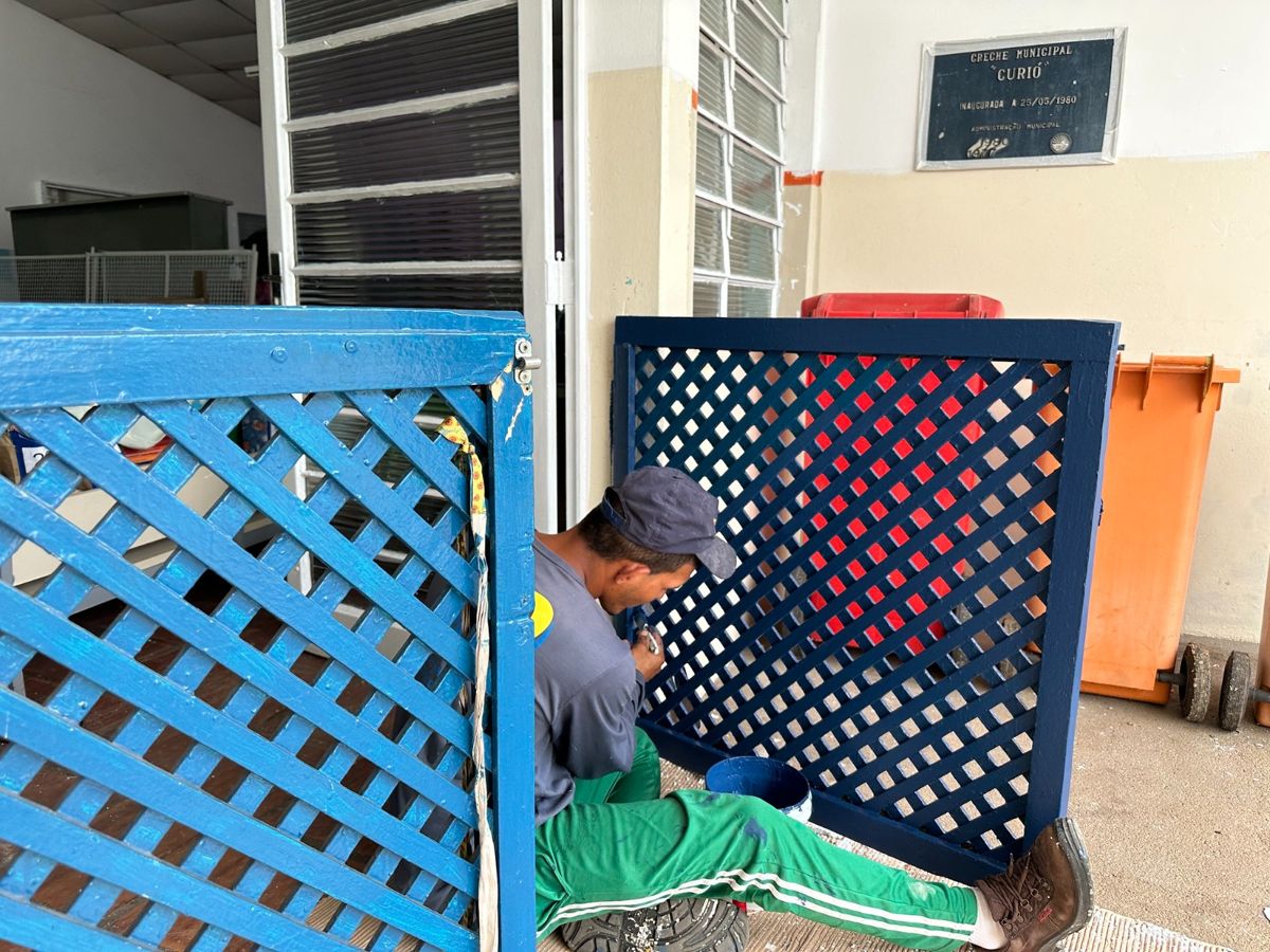 Casa da Criança Curió recebe melhorias no período de férias escolares