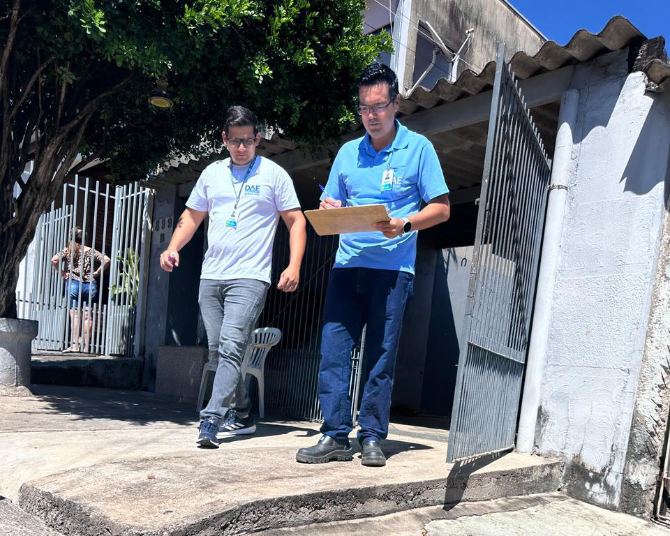 DAE intensifica fiscalização preventiva de ligações irregulares de água pluvial em residências