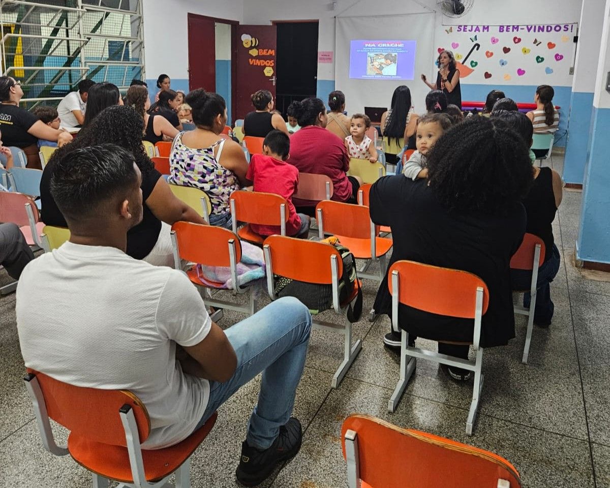 Projeto Mama Nenê na Creche inicia ciclo de orientações para famílias de Americana