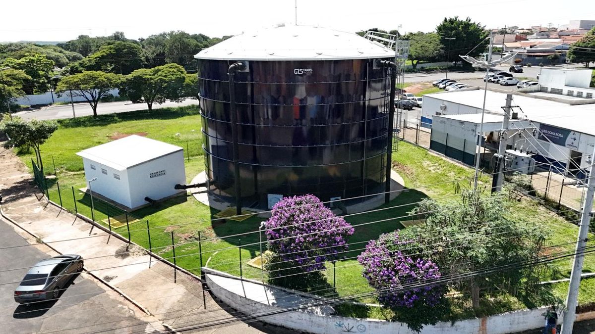 DAE inaugura novo reservatório de água do Parque Gramado nesta terça-feira