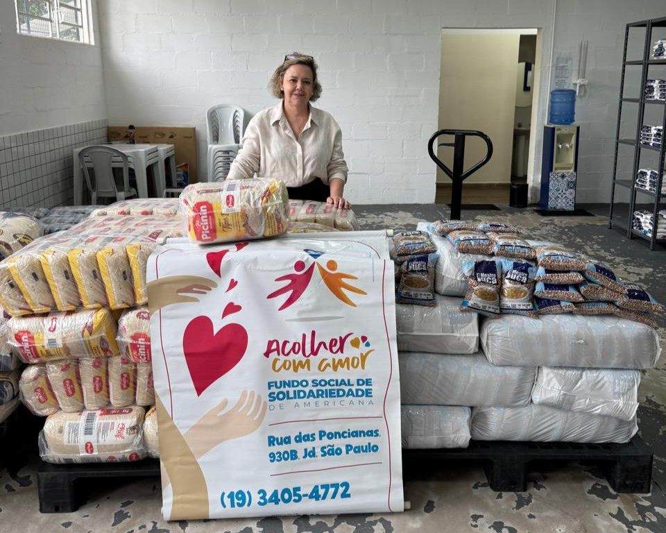 Fundo Social recebe doação de 1.250 quilos de alimentos dos Supermercados Pague Menos